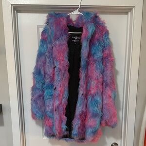 SpiritHoods CLASSIC WOMEN'S FAUX FUR COAT | COTTON CANDY BEAR